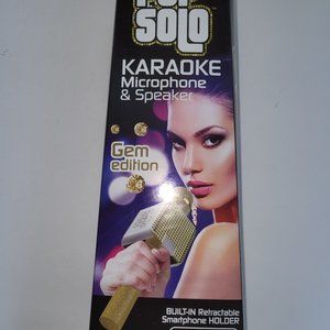 Tzumi PopSolo Bling Karaoke Microphone and speaker